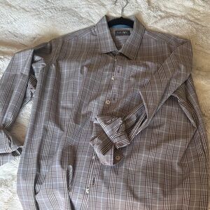 MCVI Men's Classic Tan Plaid Shirt